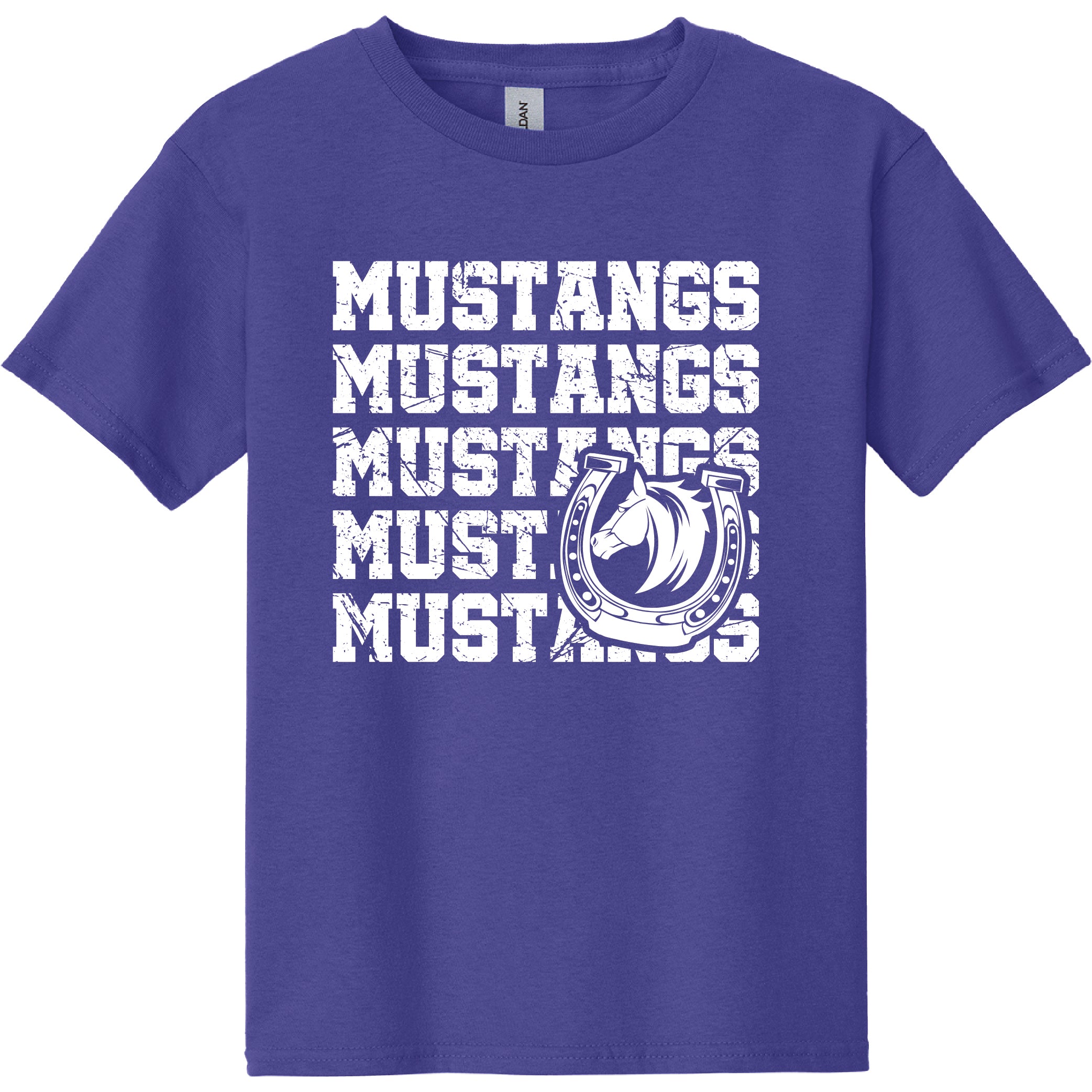 Frontier Elementary - MUSTANGS All Day Every Day Tee