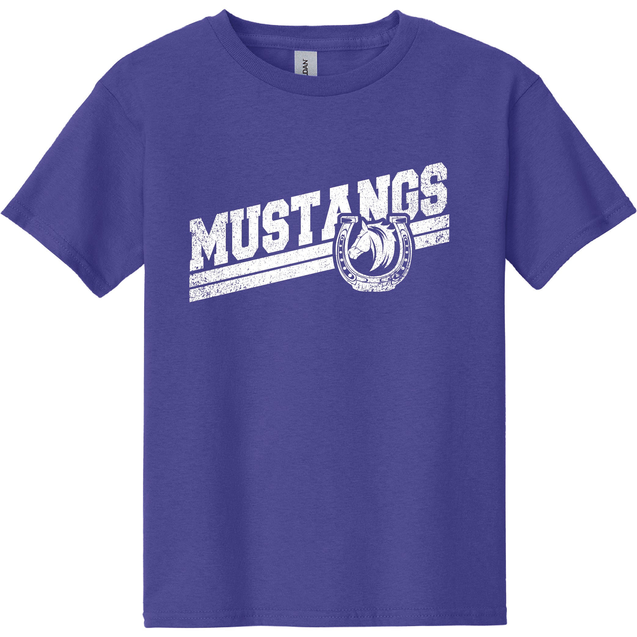 Frontier Elementary - Vintage MUSTANGS Tee