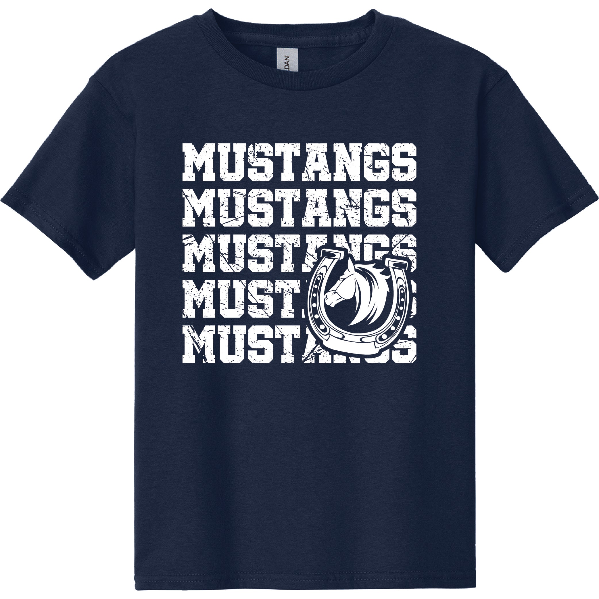 Frontier Elementary - MUSTANGS All Day Every Day Tee