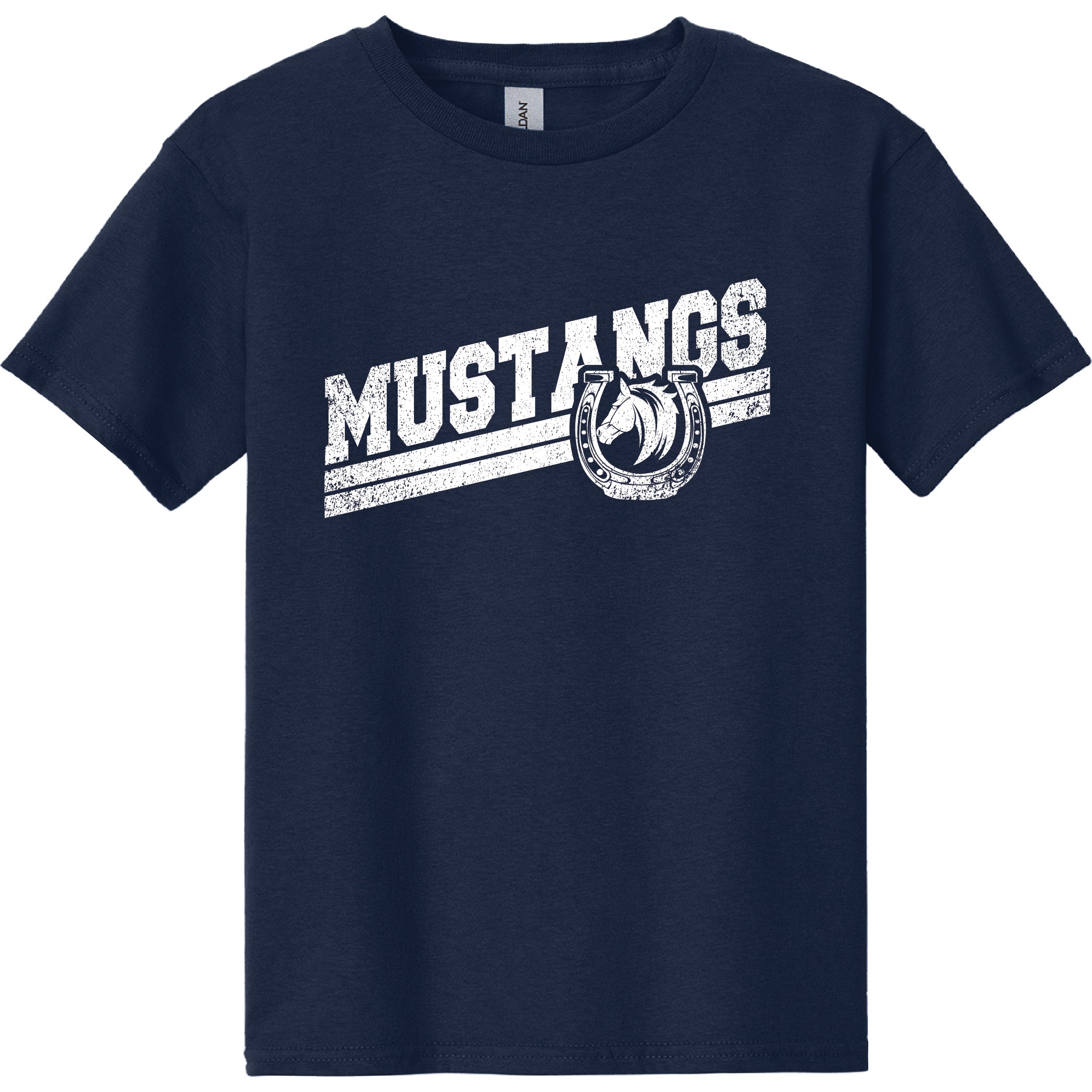 Frontier Elementary - Vintage MUSTANGS Tee