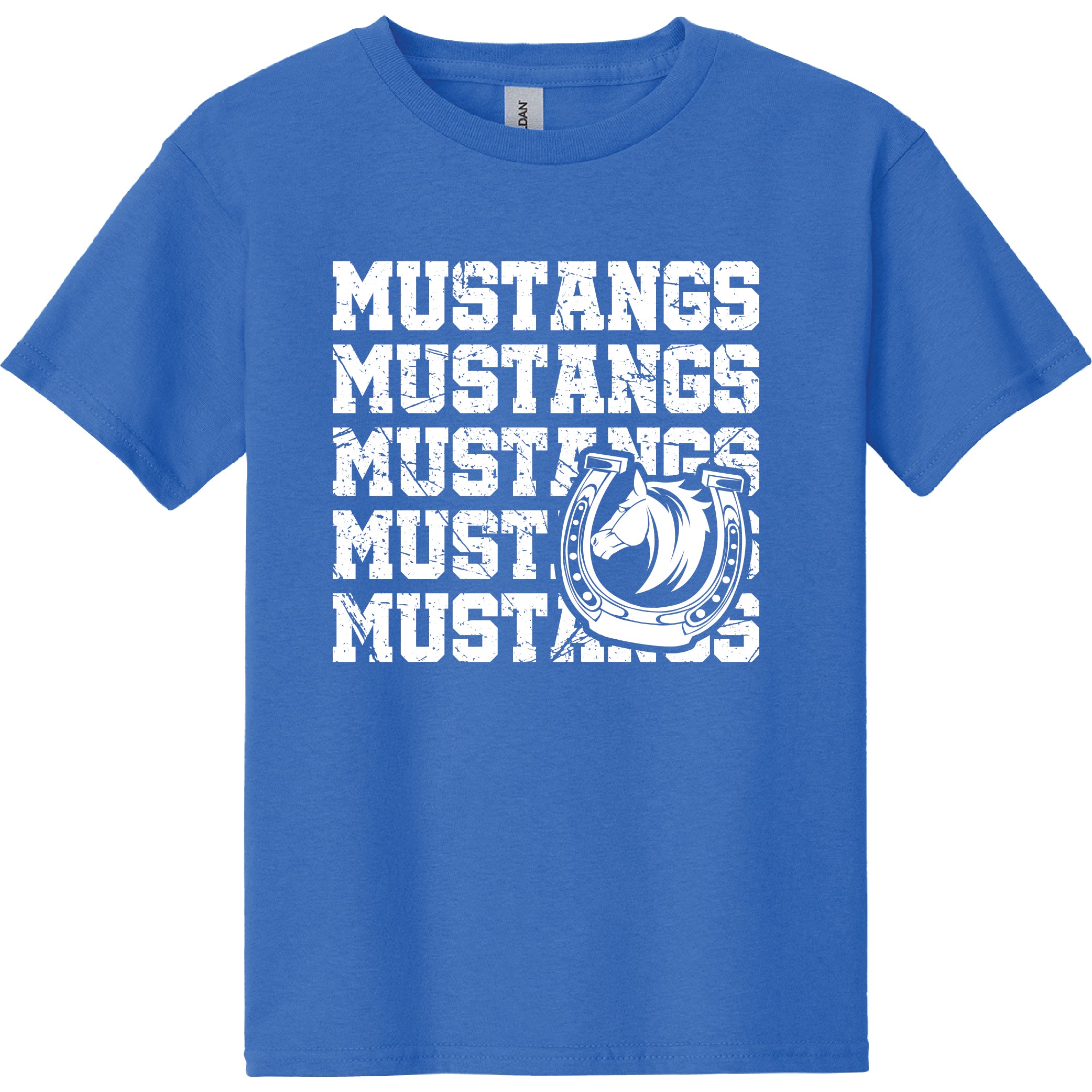 Frontier Elementary - MUSTANGS All Day Every Day Tee