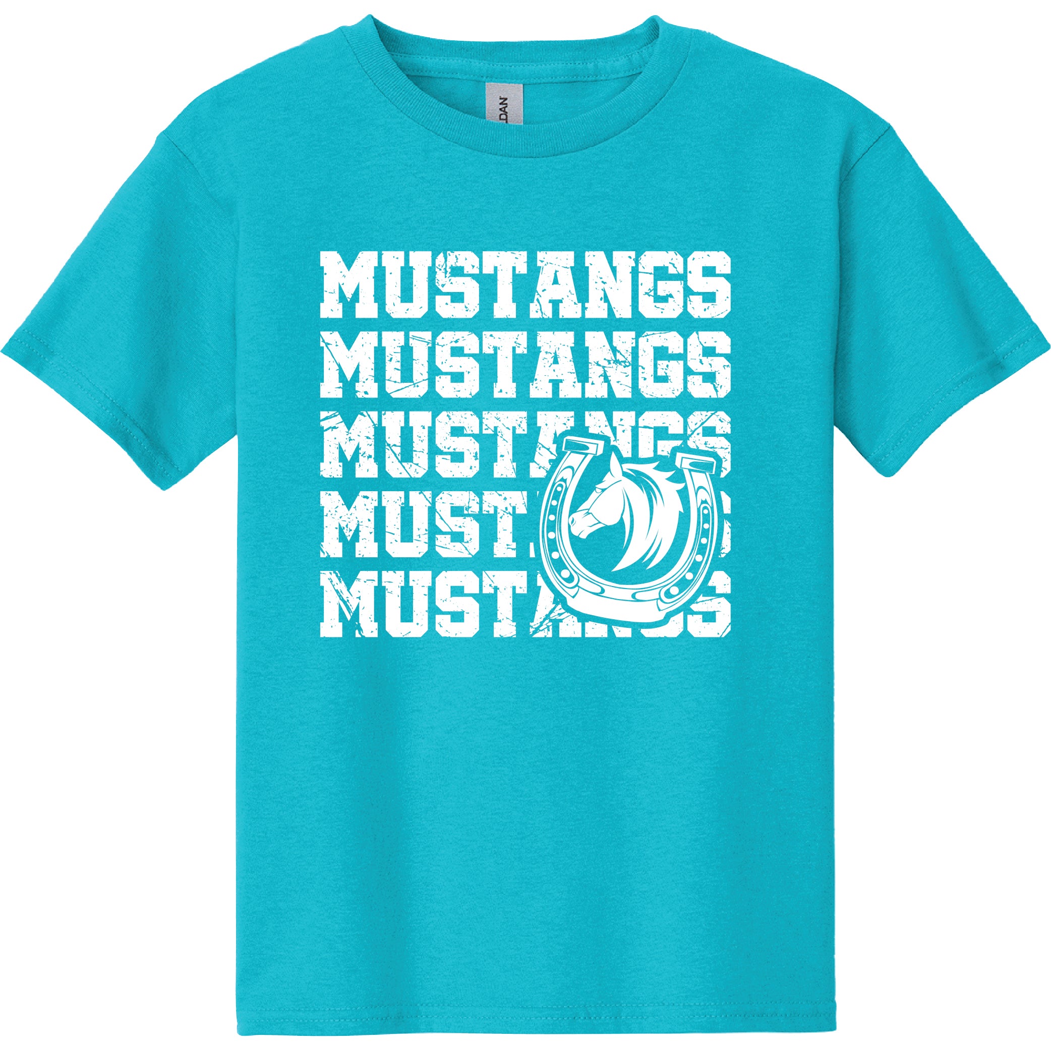 Frontier Elementary - MUSTANGS All Day Every Day Tee