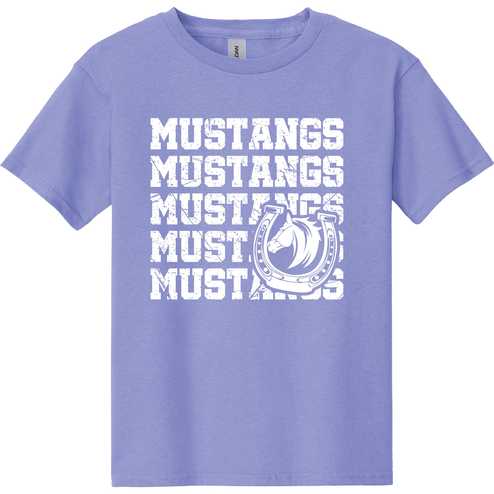 Frontier Elementary - MUSTANGS All Day Every Day Tee