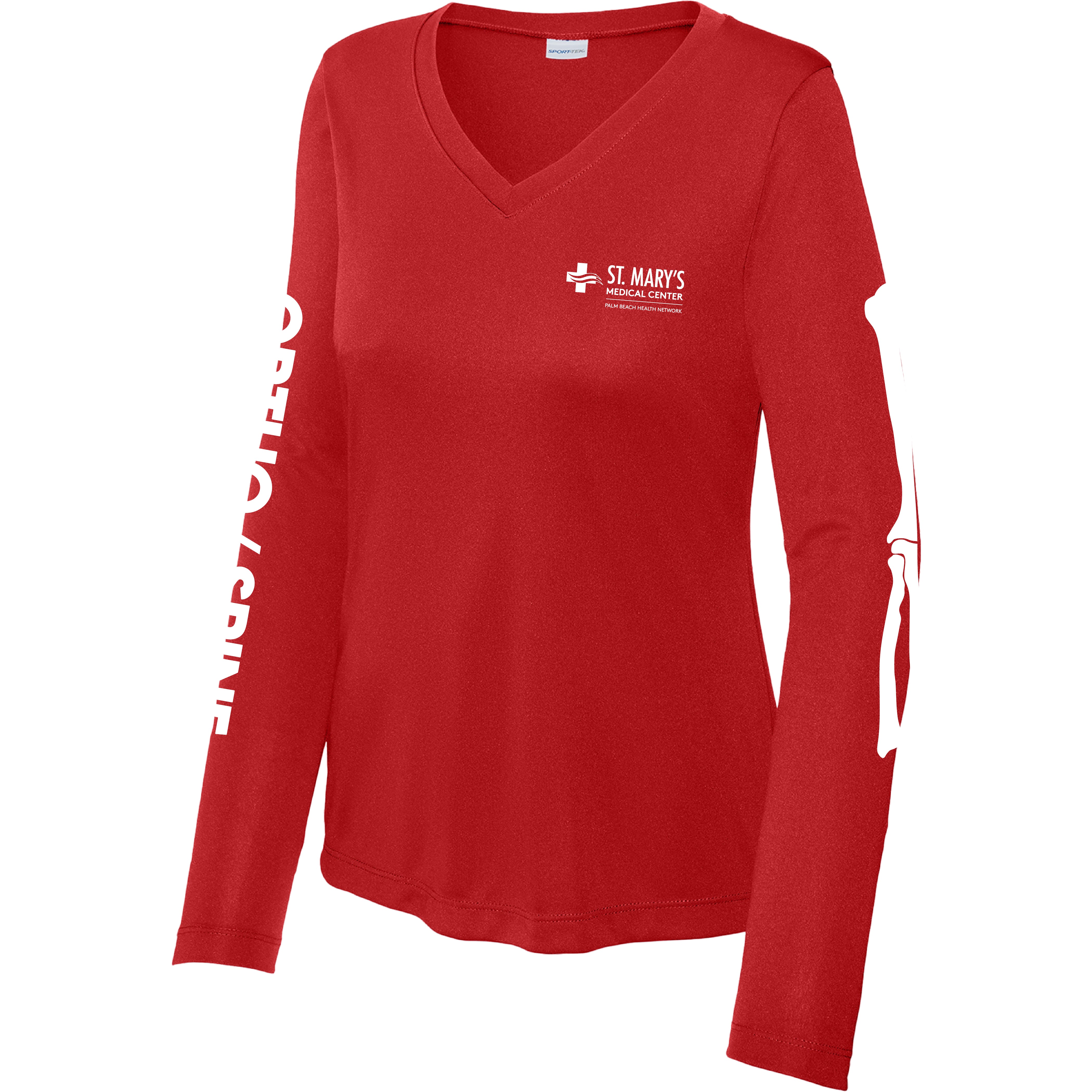 St. Mary's Hospital - Ortho - Spine V-Neck (Performance Long Sleeve)