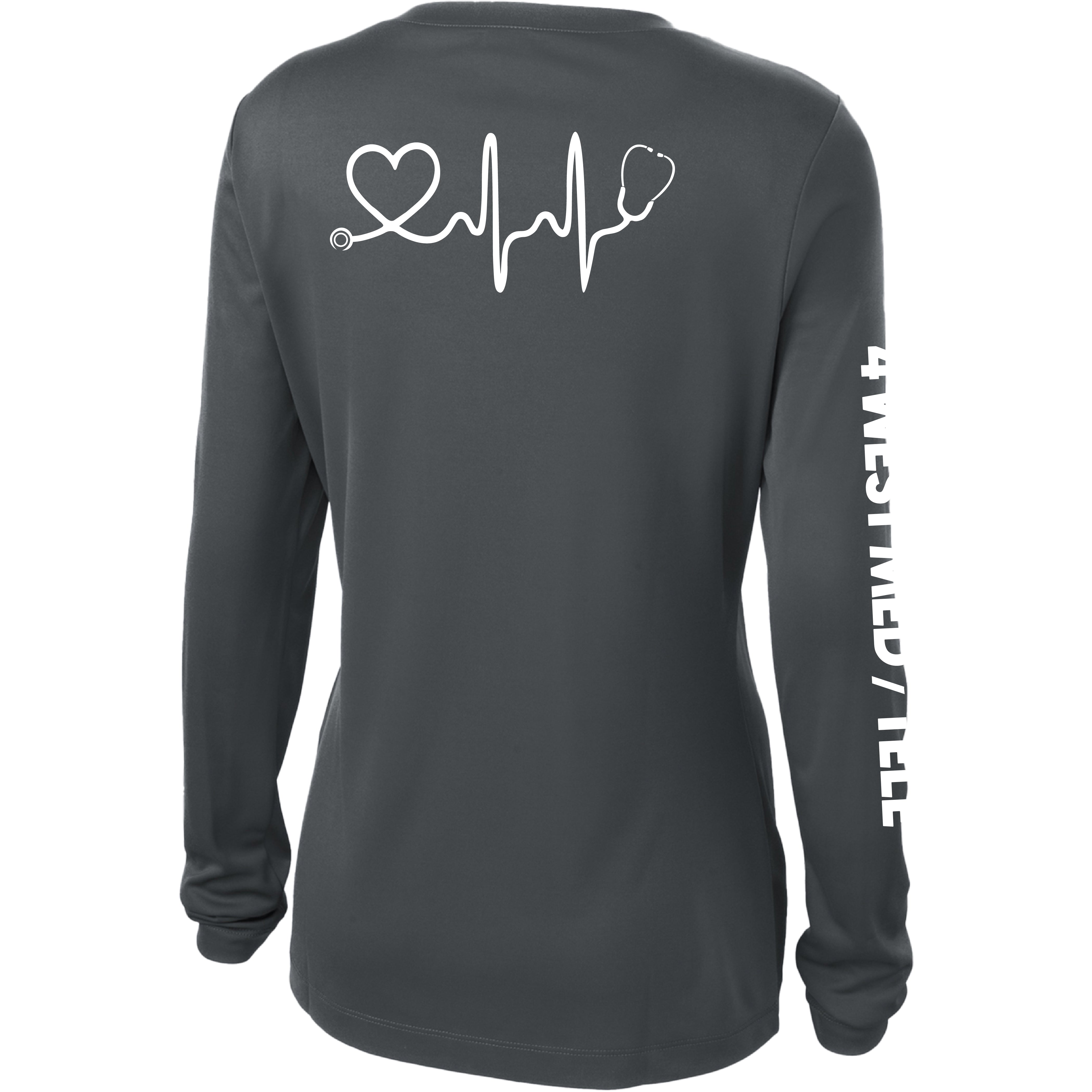 Good Samaritan Medical Center - Unit 4 West (Med/Tele) Women's V-Neck Long Sleeve Performance Tee