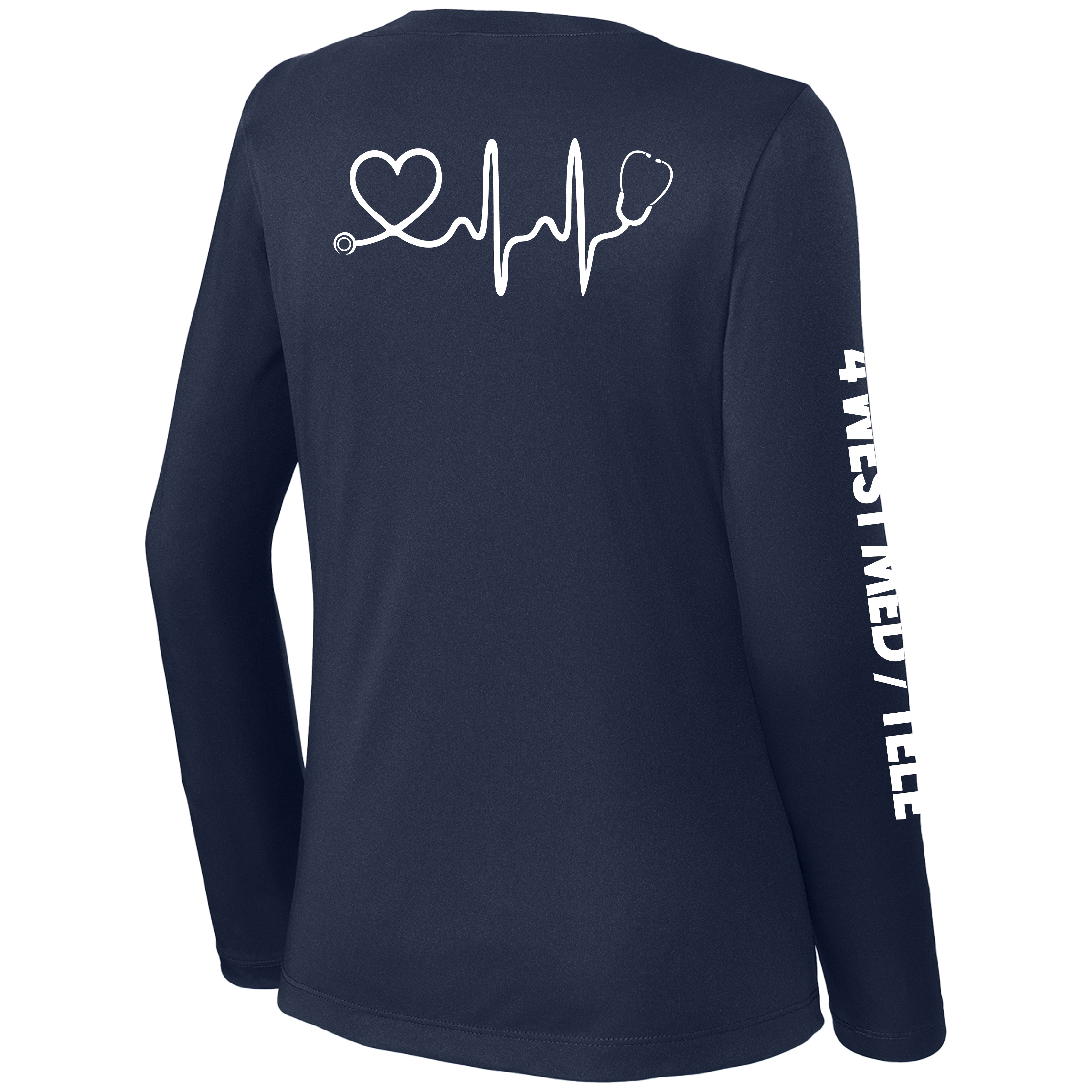 Good Samaritan Medical Center - Unit 4 West (Med/Tele) Women's V-Neck Long Sleeve Performance Tee