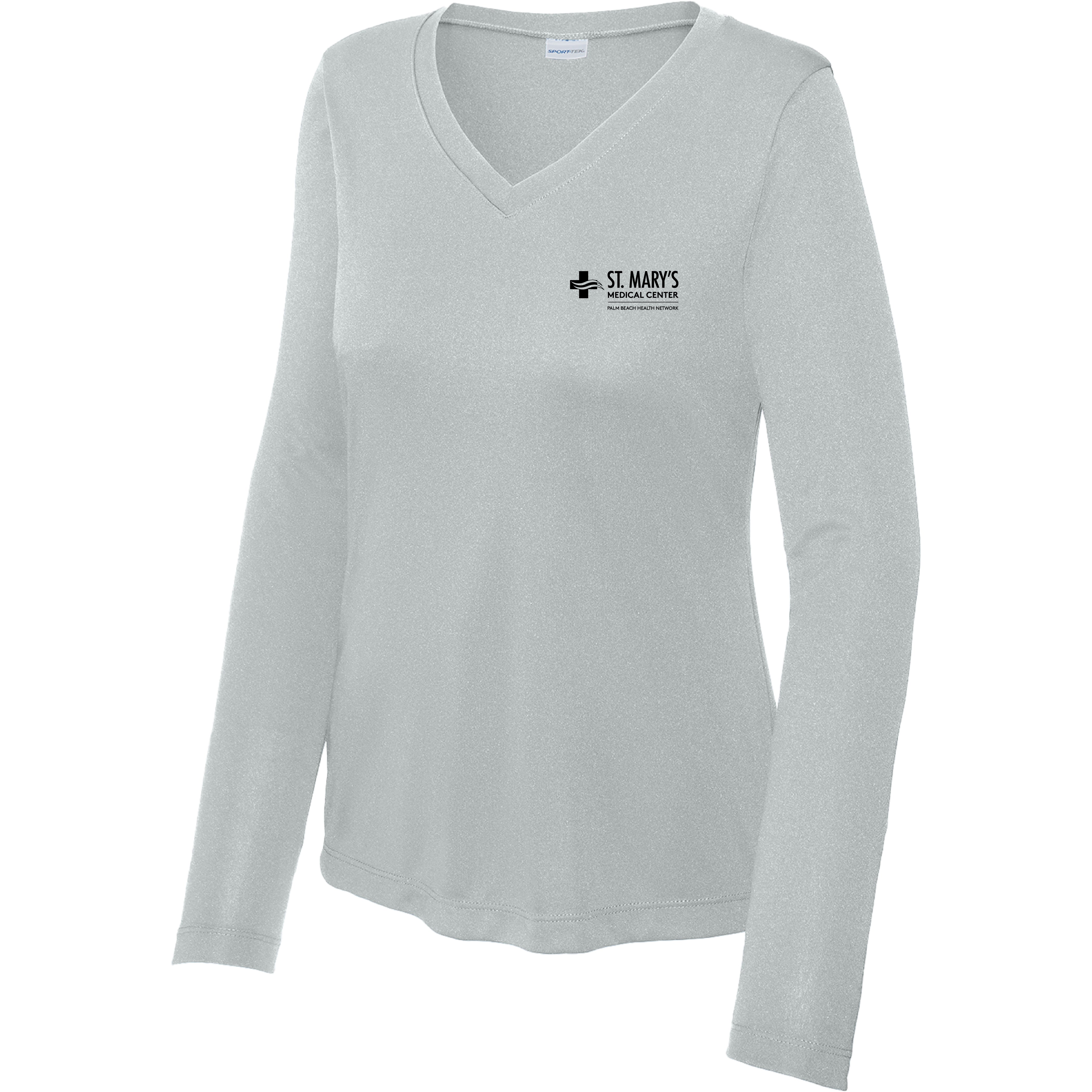 St. Mary's Hospital - Obstetrics Department Tee_ Performance Long Sleeve V-Neck