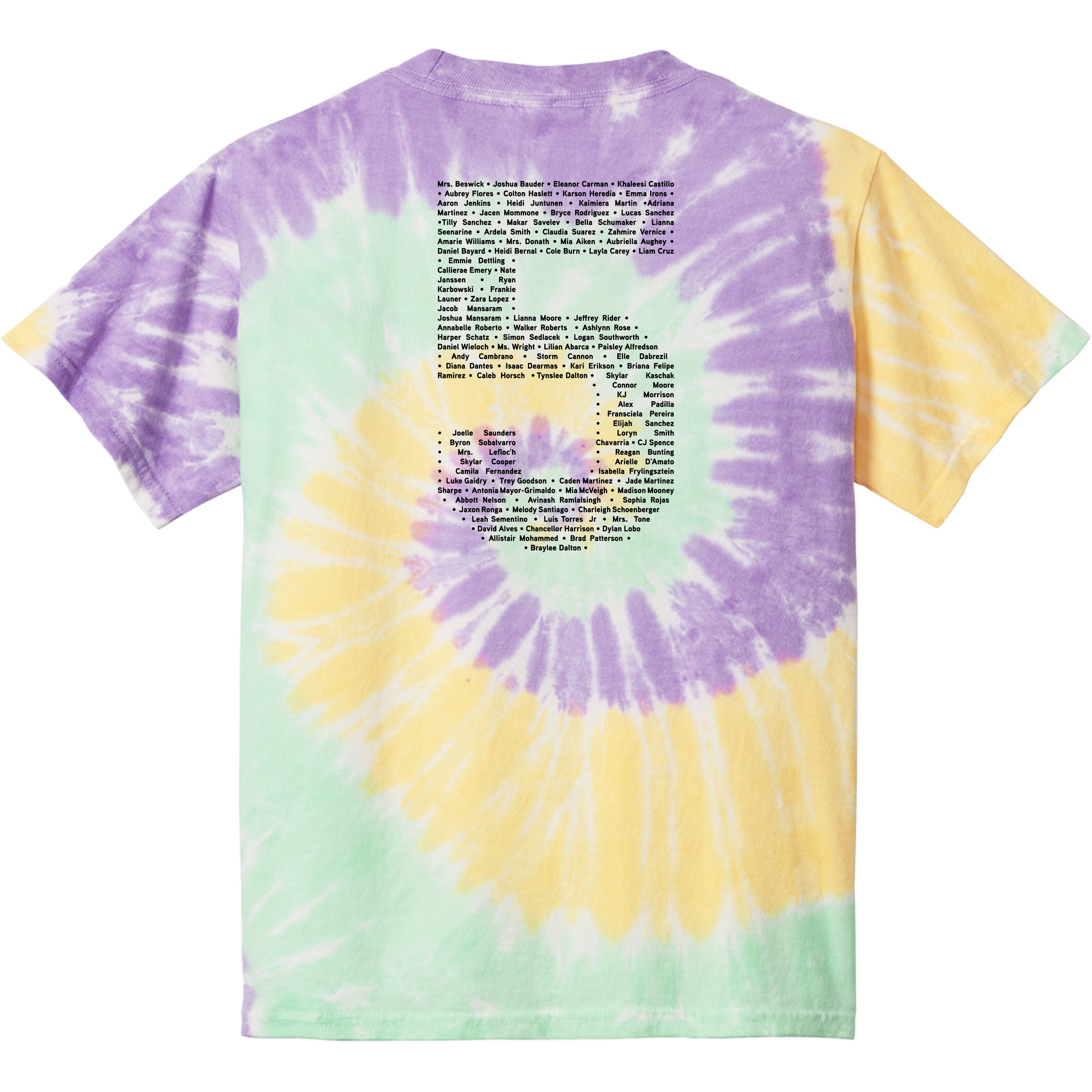 Acreage Pines Elementary - 2026 Peace Love and Fifth Grade (YOUTH) Tee