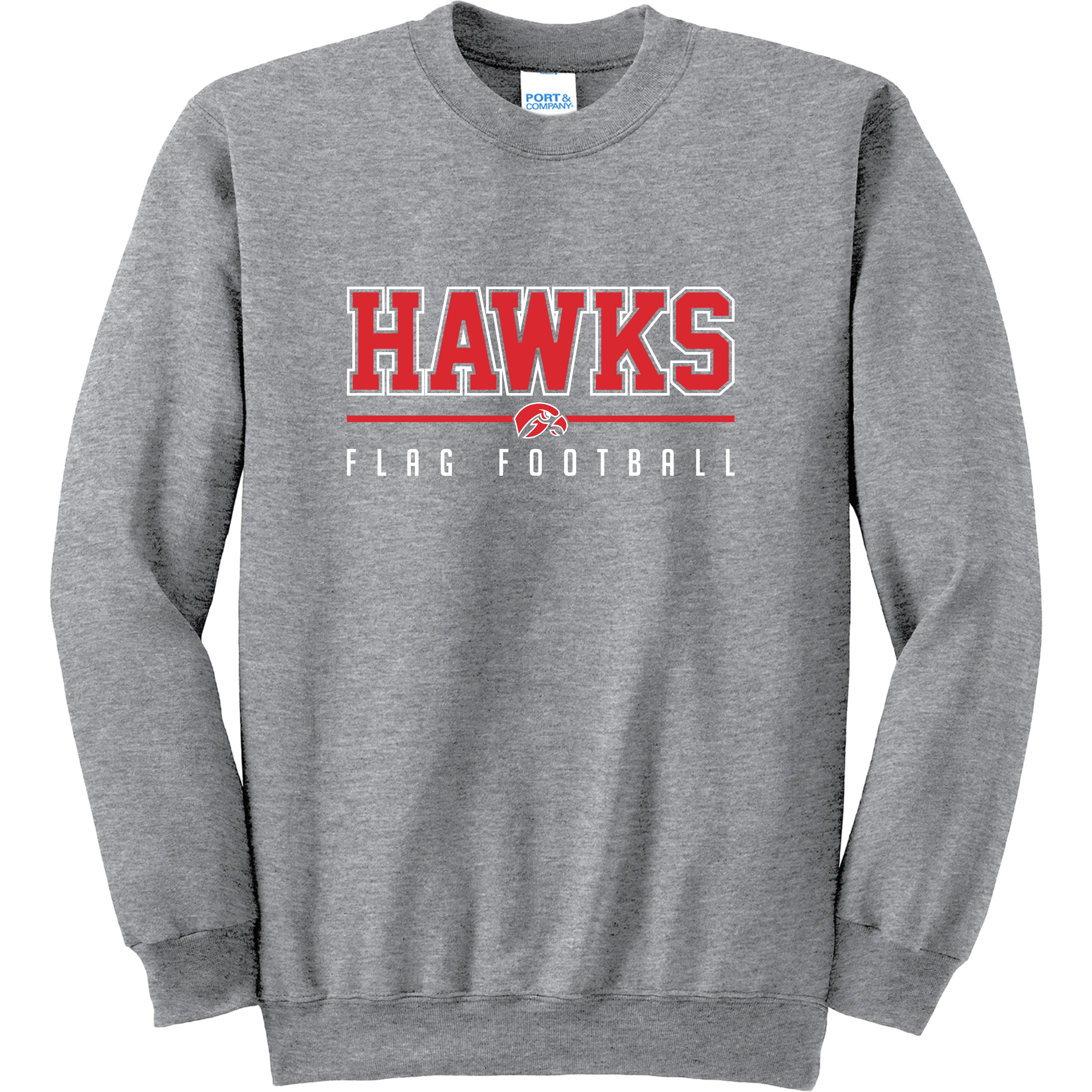 SRHS Flag Football - HAWKS Flag Football Sweatshirt