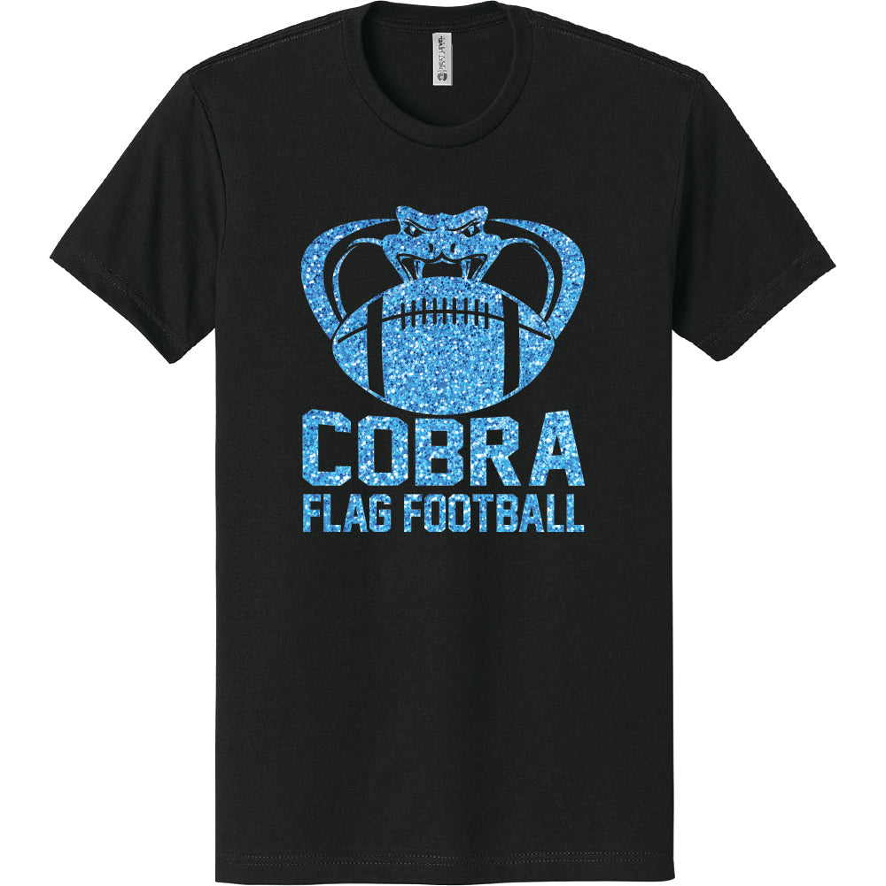 Park Vista Flag Football - Cobra Football GLITTER Tee