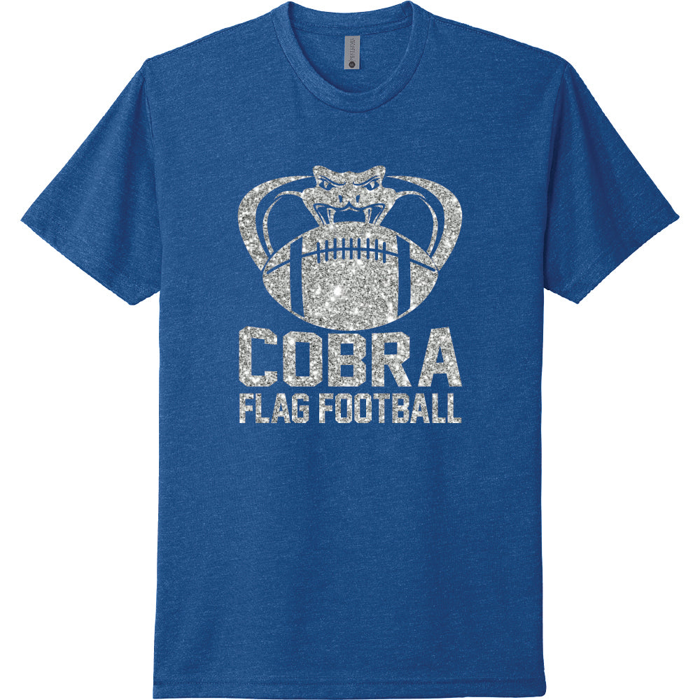 Park Vista Flag Football - Cobra Football GLITTER Tee