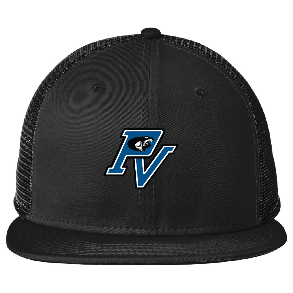 Park Vista Flag Football - PV Logo Flat Bill Snapback