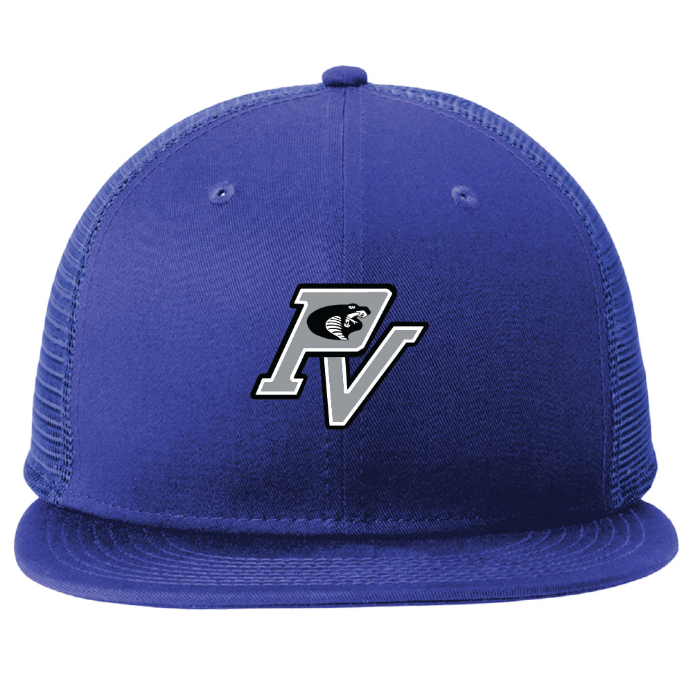 Park Vista Flag Football - PV Logo Flat Bill Snapback