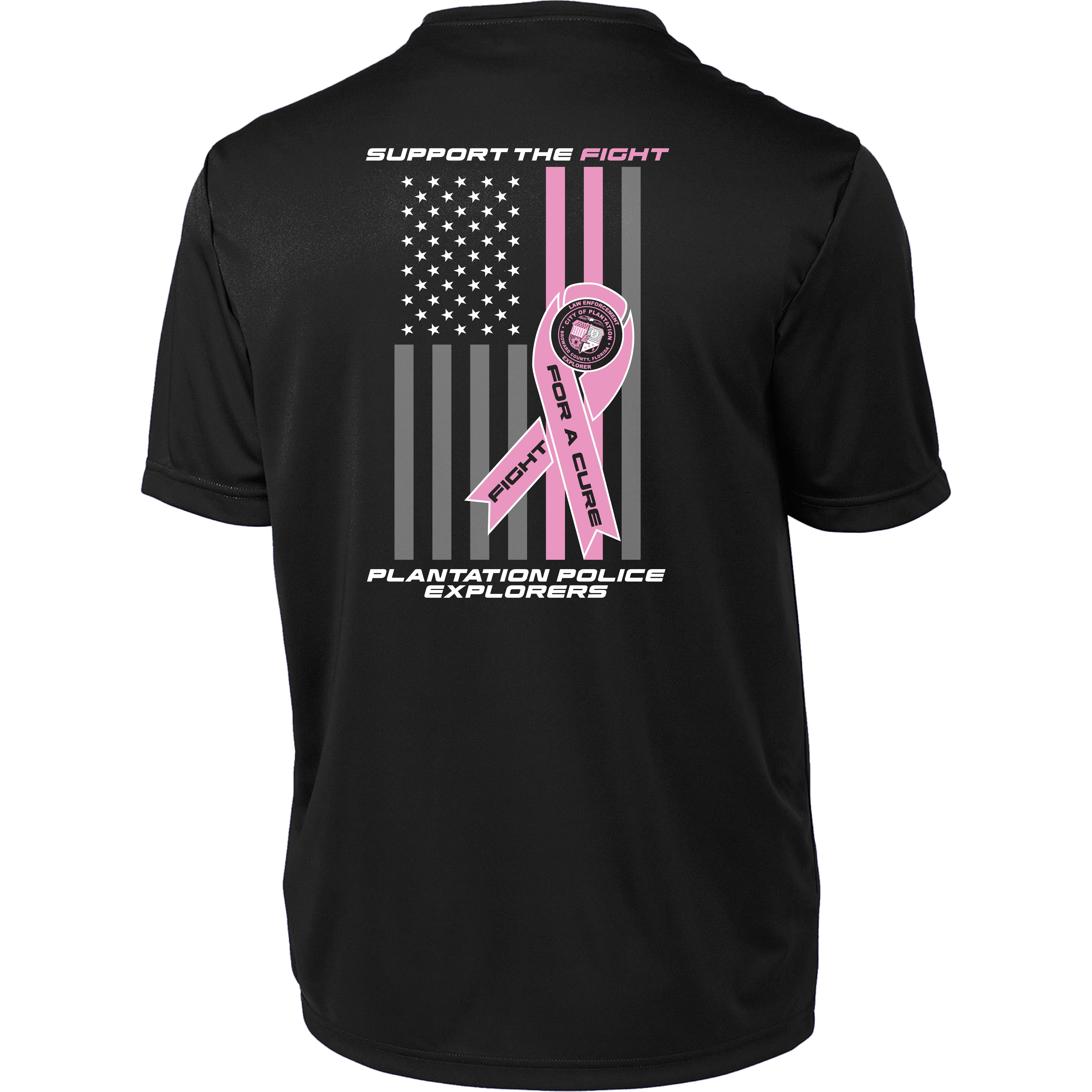 Plantation Explorer Post #347 - 2025 Support The FIGHT PERFORMANCE Tee