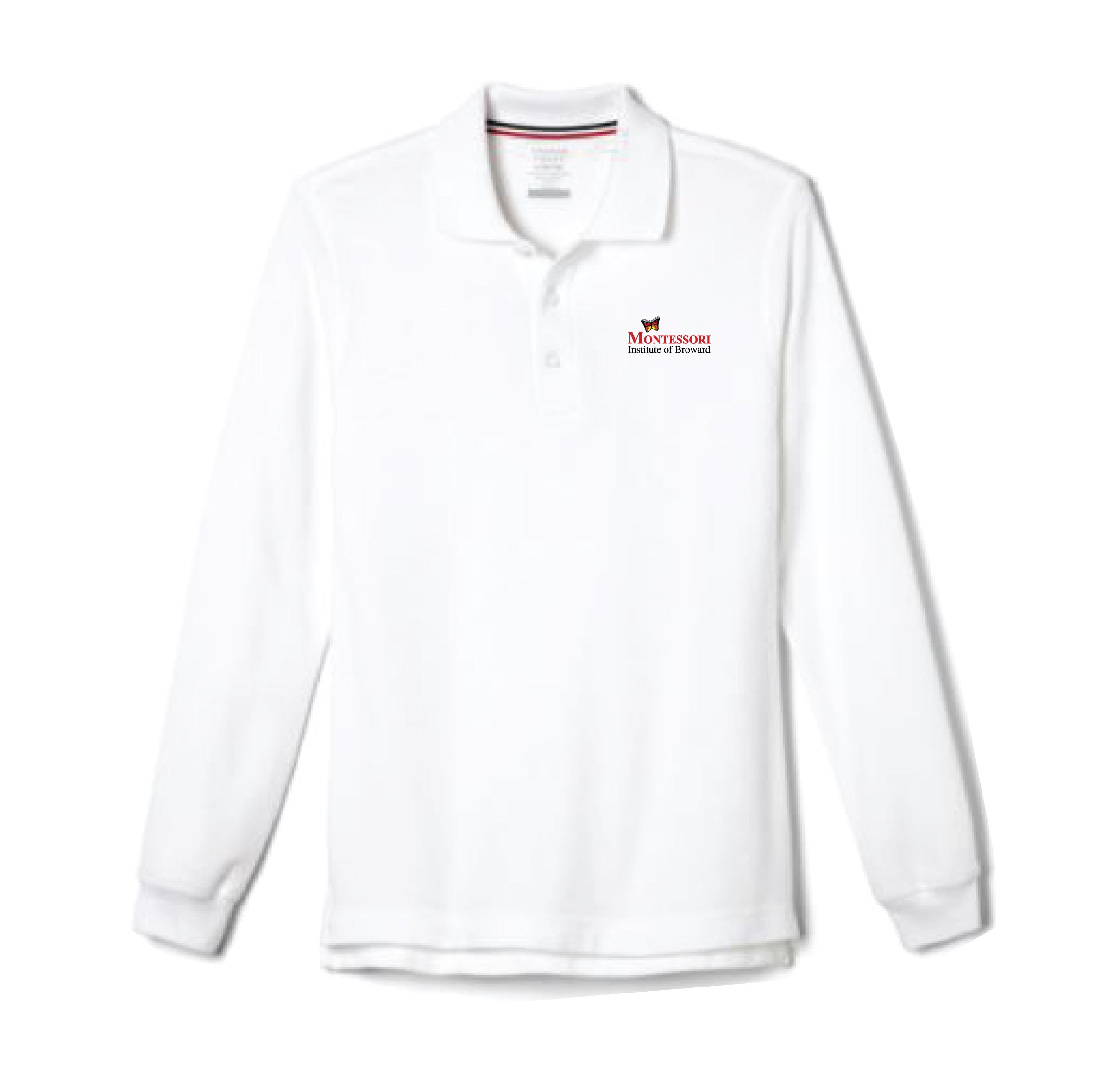 Montessori Institute of Broward - YOUTH Long Sleeve Pique Polo